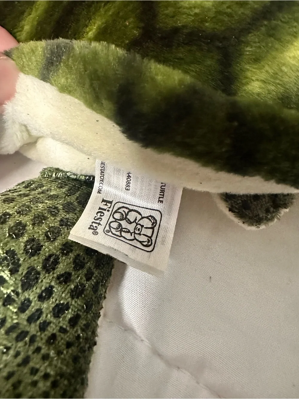 Fiesta Green Sea Turtle Plush Stuffed Animal Toy (#Y40883)